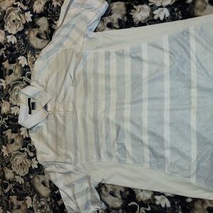 Classic White Polo Shirt with Collar